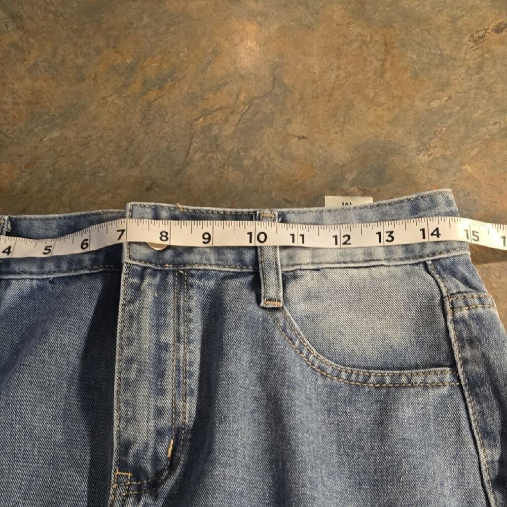 Blue Denim A-line Skirt                Size Medium - Picture 4 of 6